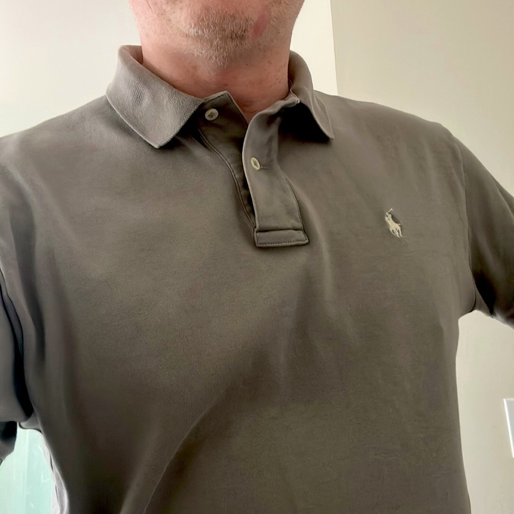 Grey Polo Ralph Lauren shirt Medium